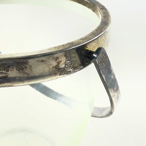 Hielera hialina con asa y virola de metal 19,5 cm - imagen 3