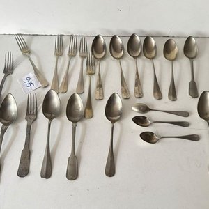 22 Cubiertos de Alpaca Solingen y Berndorf - imagen 5