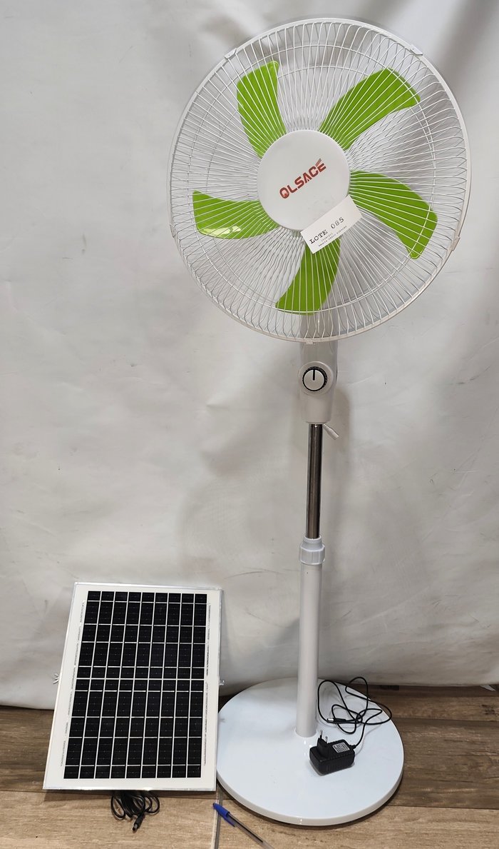 Lote anterior: Ventilador de pie recargable a corriente y panel solar nuevo