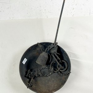 Balanza Romana Antigua Negra de Hierro - imagen 2