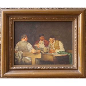 Lote anterior: Copia "Escena de Taberna" de H. Gerard, Óleo sobre Lienzo con Marco