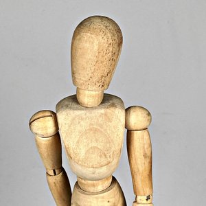 Maniquí Articulado de Madera para Dibujo o Diseño, 33 cm - imagen 3