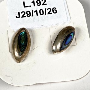 Tres Pares de Aretes de Plata 925 con Piedras - imagen 5