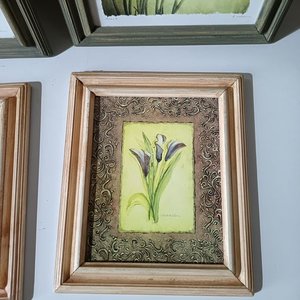 Lote de 4 Cuadros Decorativos con Flores - imagen 5