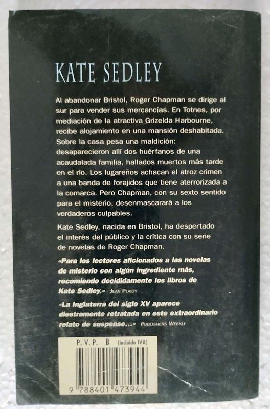 Libro 'Victimas Inocentes' de Kate Sedley - imagen 3
