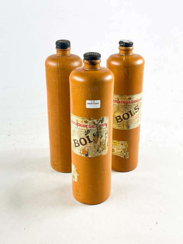 Tres Botellas de Gres Lucas Bols Ámsterdam - imagen 1