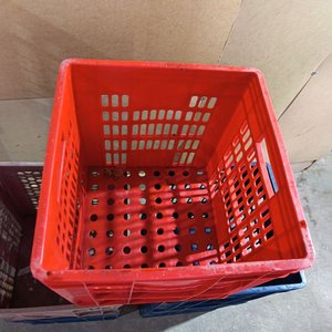 Lote de 5 Cajones Plásticos Cuadrados Apilables - imagen 3