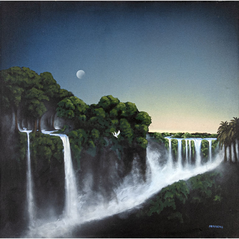 Lote siguiente: Pintura de Cataratas por Miguel Herrera - Óleo sobre tela