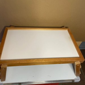 Mesa Desayunador de Madera y Melamina Blanca - imagen 3