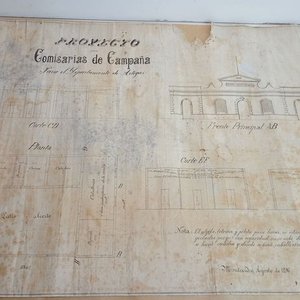Antiguo Plano de Comisarías de Campaña para Artigas - Proyecto de 1896 - imagen 1