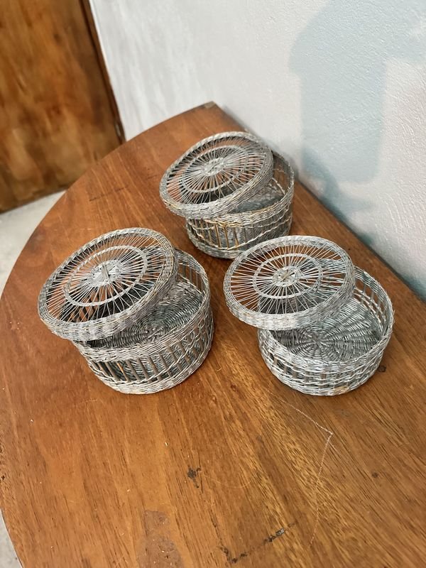Cestas de mimbre artesanales - imagen 2