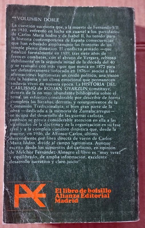 Libro de Historia del Carlismo por Román Oyarzun - imagen 2