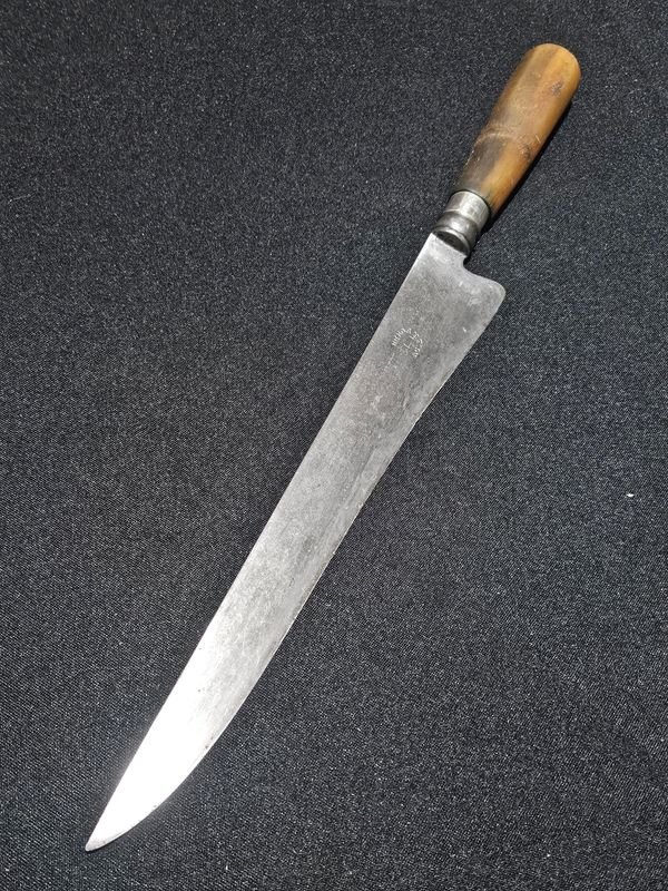 Cuchillo de Cocina Antiguo "Cazador D Coronado" Hoja 26cm Cabo Original