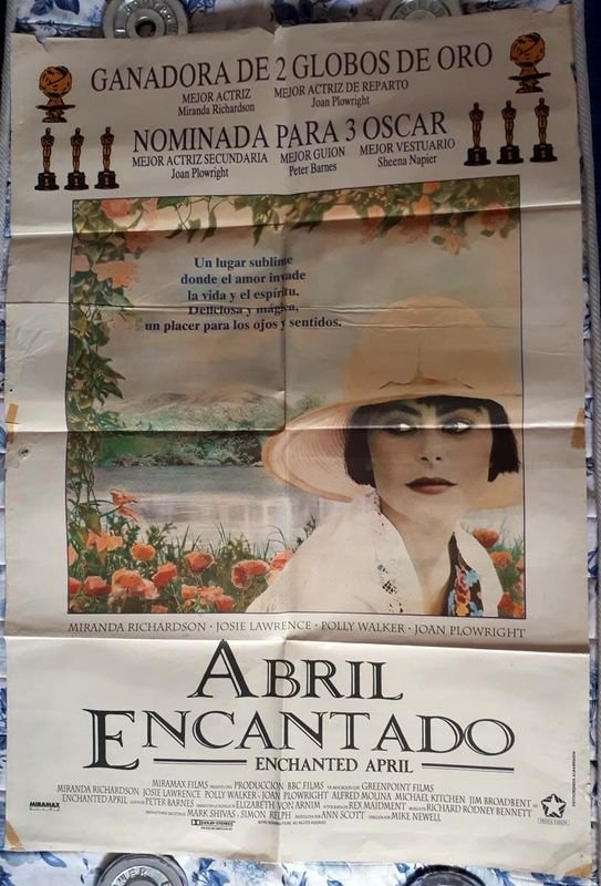 Poster Original "Abril Encantado" (1991) - Miranda Richardson