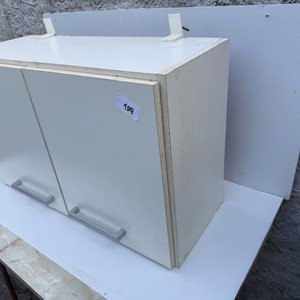 Mueble Aéreo Blanco MDF con Estante - imagen 2