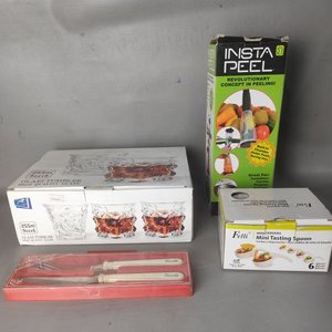 Set de Vasos de Vidrio y Cucharas de Degustación - imagen 1