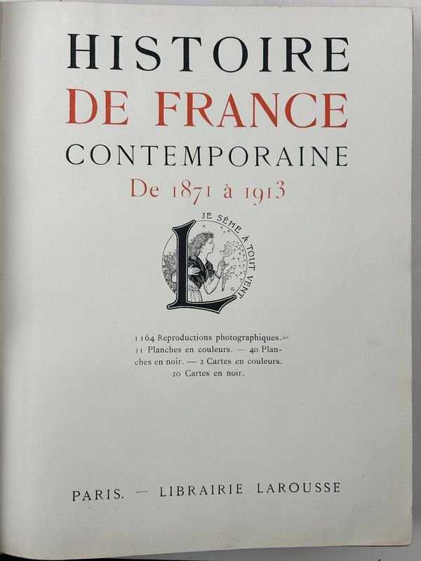 Historia de Francia contemporánea (1871-1913) - 2 tomos - imagen 2