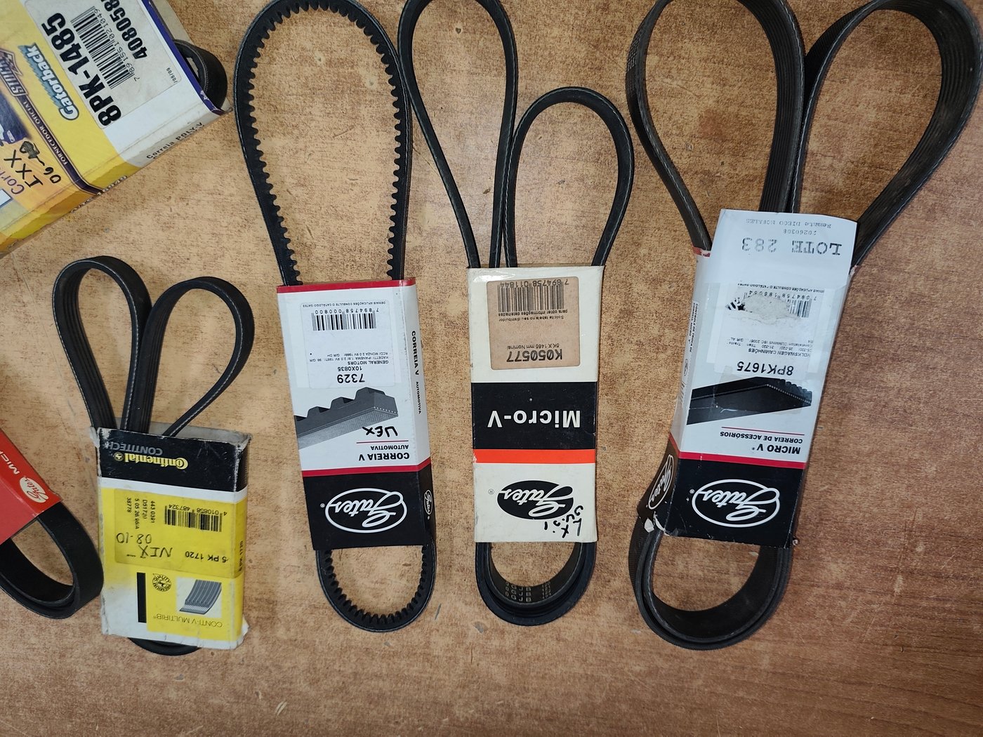 Correas de distribución para vehículos - Lote de 8 correas - imagen 3
