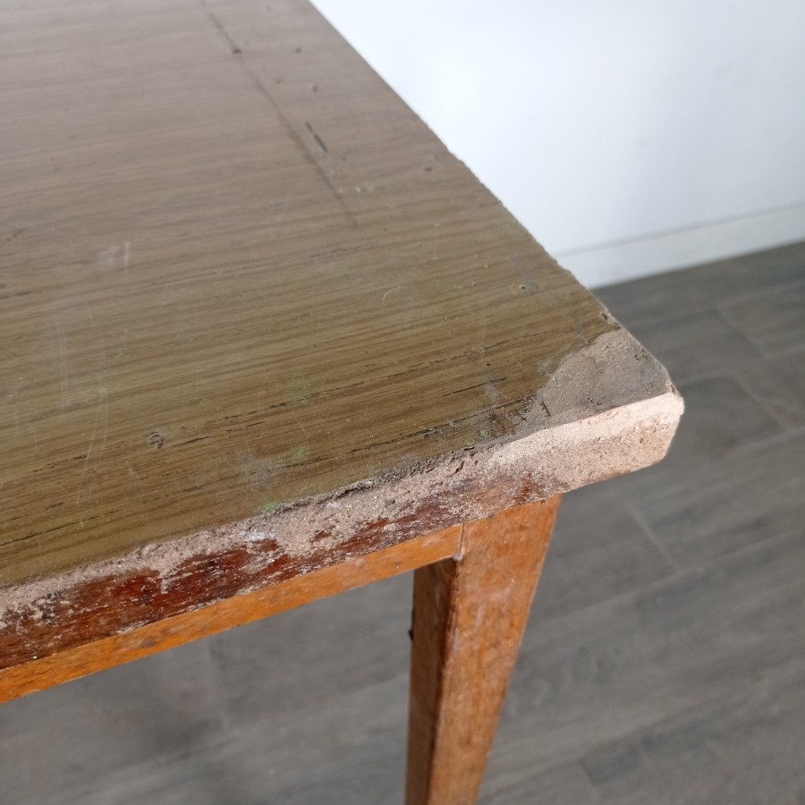 Mesa pequeña de madera con tapa de cárnica - imagen 4