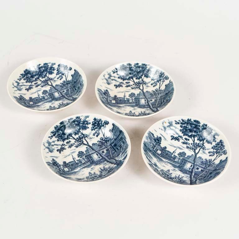 Lote anterior: Bols de loza japonesa con paisaje en azul