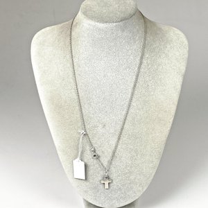 Cadena de Plata con Cruz - 48 cm - imagen 2