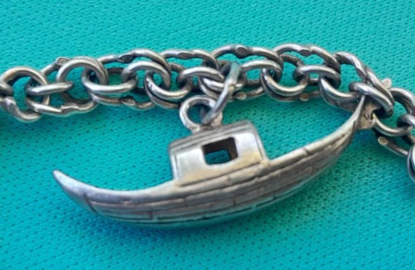 Pulsera de dama en plata con dijes - imagen 5
