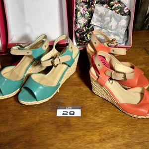 Lote de 5 Sandalias de Plataforma Mujer y Niña - Variedad de Colores - imagen 5