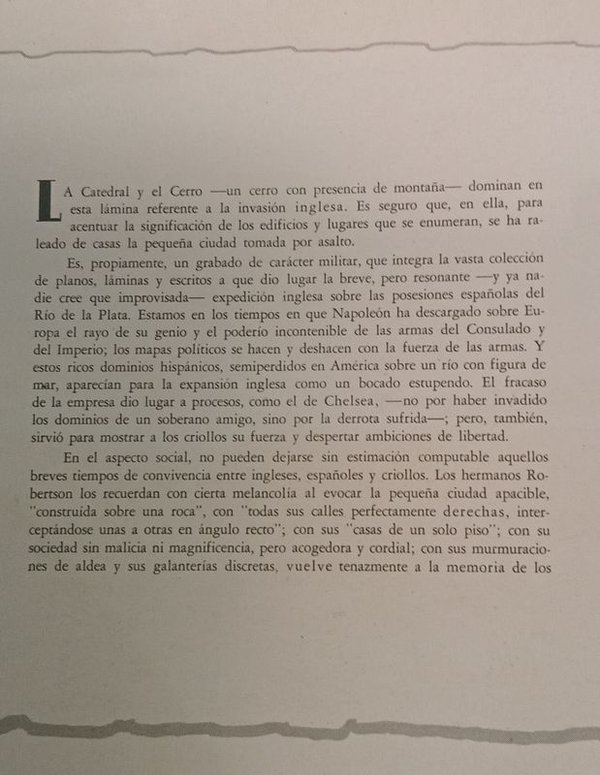 Lámina de la ciudad y puerto de Montevideo - año 1807 - imagen 15