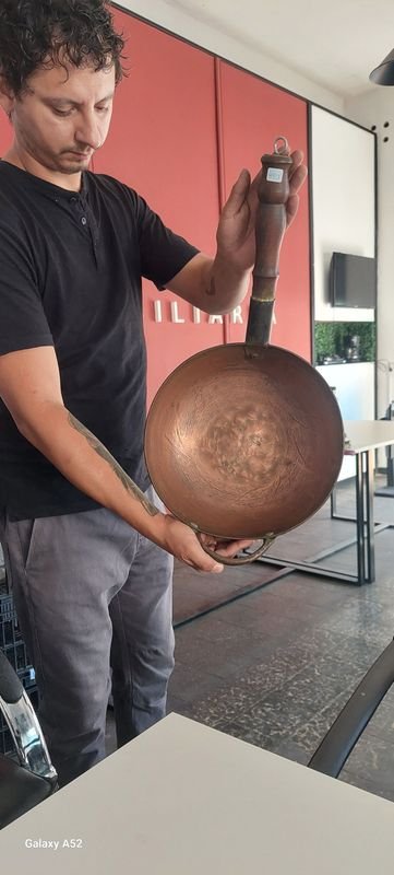 Sarten de cobre en excelente condición - imagen 7
