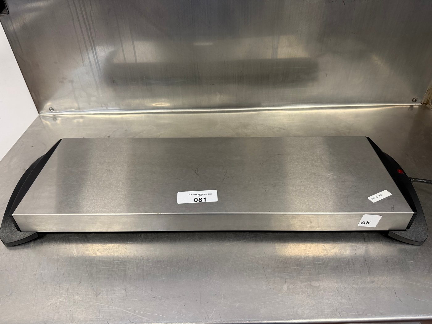 Mantenedor de Platos Calientes Eléctrico