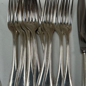 Gran Juego de Cubiertos Christofle de Metal Plateado - imagen 4