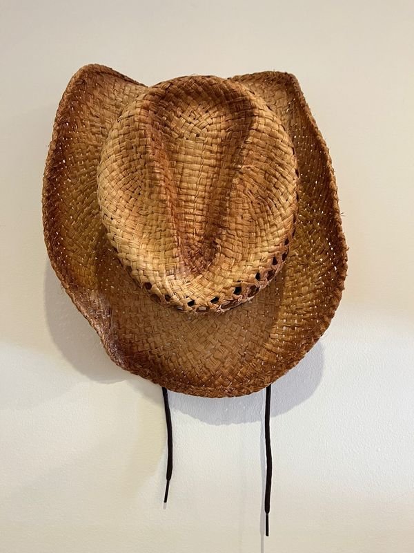 Sombrero de Fibra Cowboy con Correa Nuevo - imagen 1