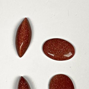 Cuatro Piedras Aventurinas Marrones Brillantes - imagen 3