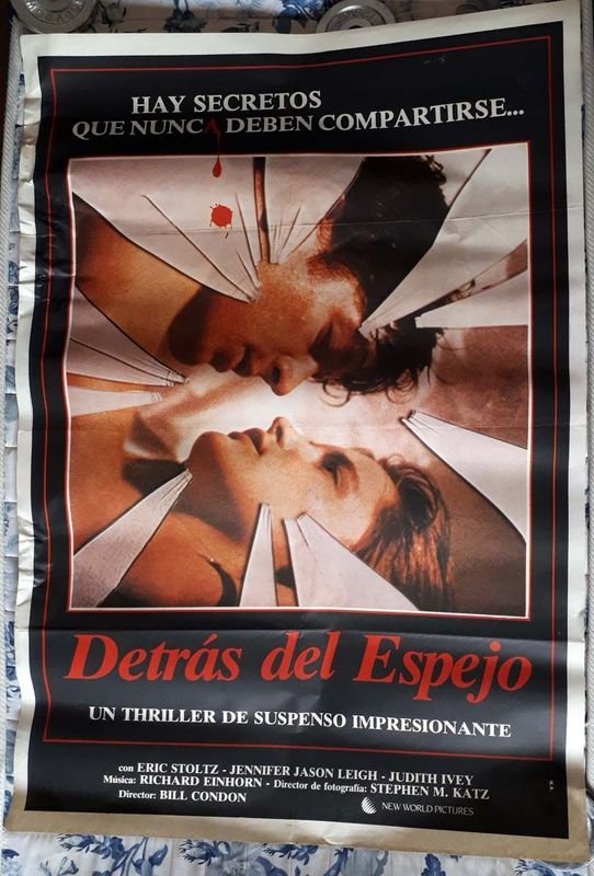 Poster Original "Detrás del Espejo" (Sister, Sister) - Eric Stoltz, 1987
