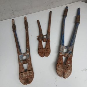 Lote siguiente: Lote de 3 Cizallas de Corte: 65cm, 80cm y 90cm