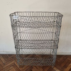 Estantería Organizadora Antigua de Alambre Tejido con 3 Niveles - imagen 1