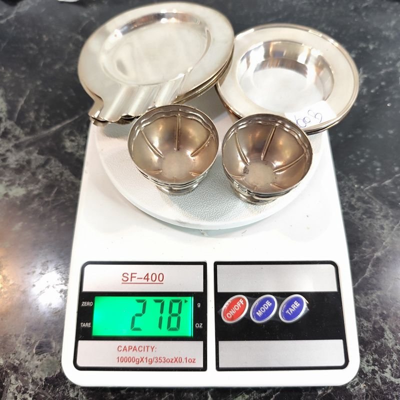 Lote anterior: Piezas de plata 925 art déco para decoración