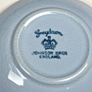Seis Coquillas de Loza Inglesa Johnson Bros Greydawn - imagen 4