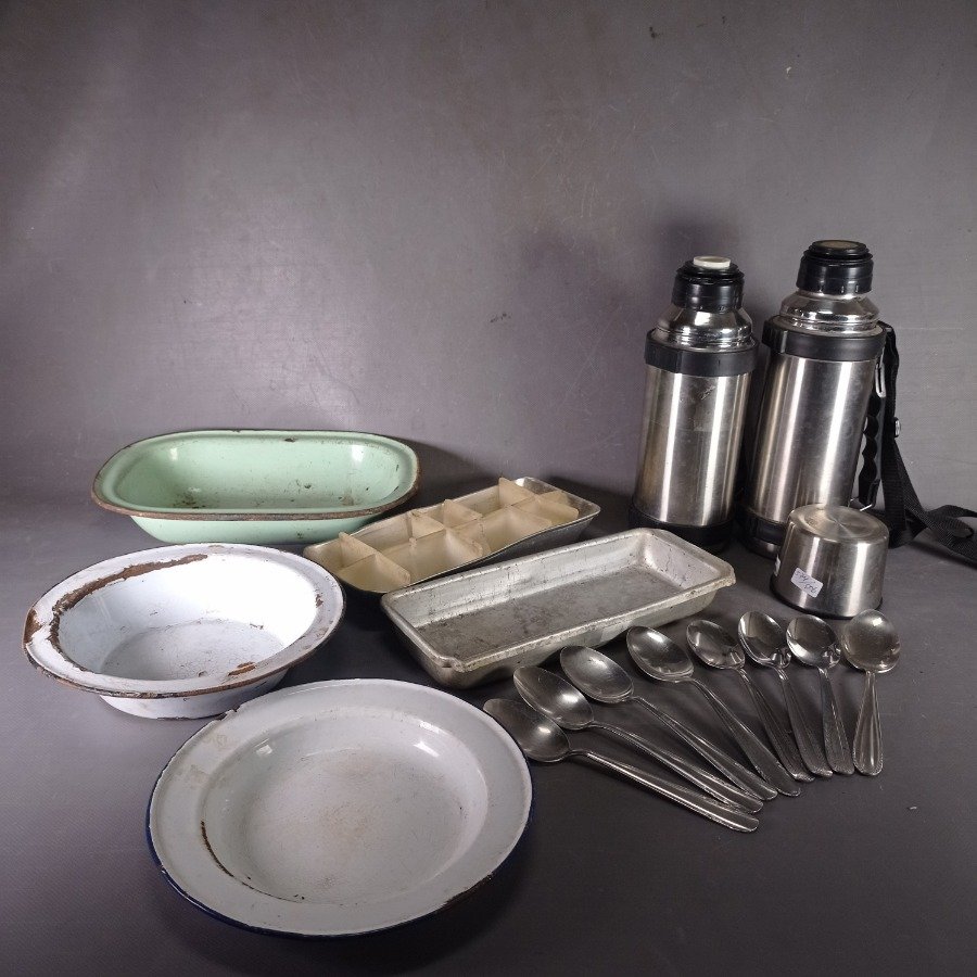 Colección de Utensilios de Cocina y Termos de Acero Inoxidable - imagen 2