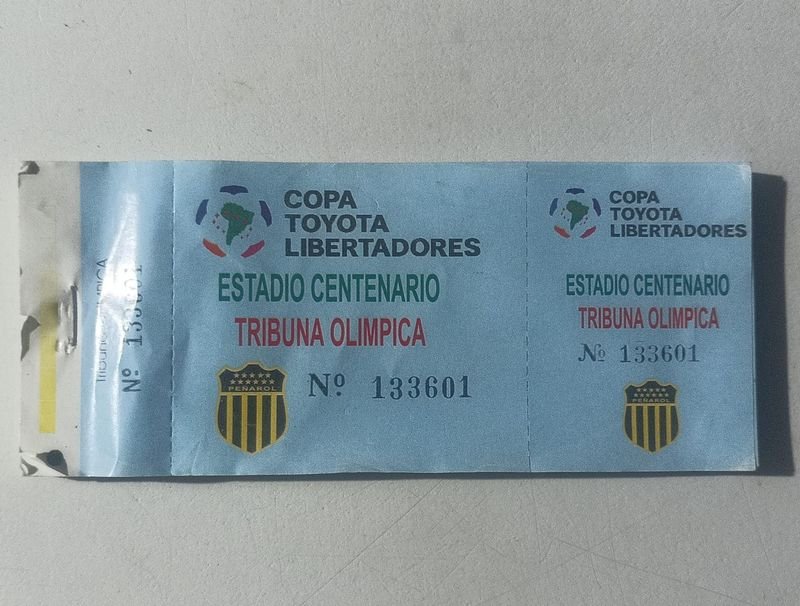 Lote anterior: Talonario completo de la Copa Libertadores y Copa Toyota