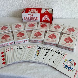 Mazos de Cartas de Póker Black Leopard 707 Plastic Coated - imagen 3