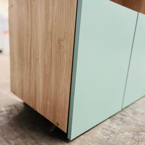 Juego de 2 Muebles Organizadores con Puertas y Estantes - imagen 3