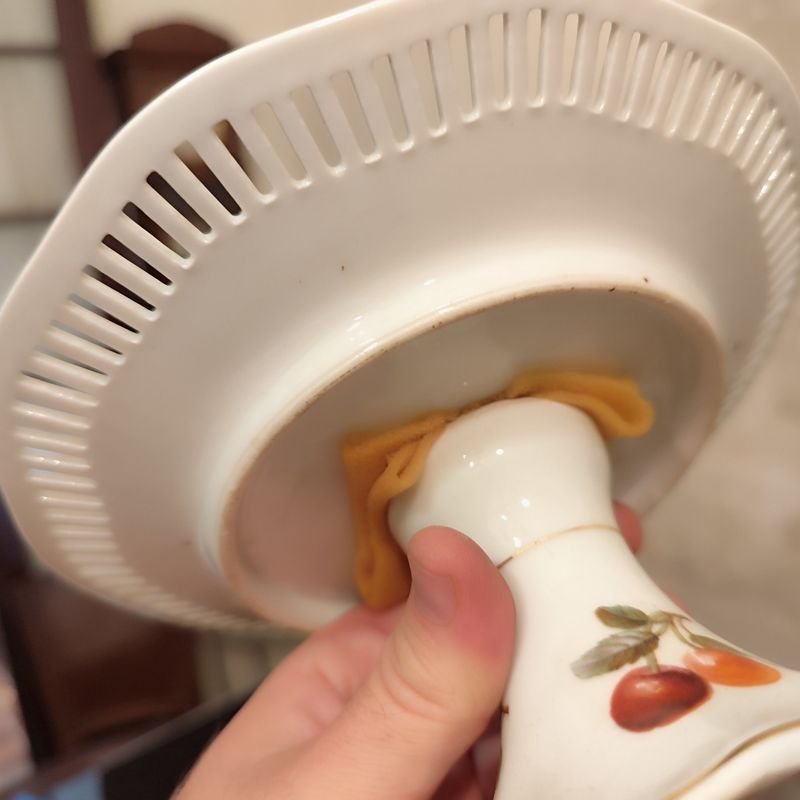 Lote de Platos Decorativos de Porcelana Alemana Calados - imagen 6