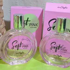 Florero Artesanal y 2 Perfumes "Soft Pink" para Mujer - imagen 2