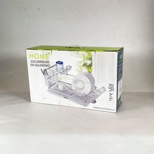 Lote siguiente: Escurridor de Platos y Cubiertos en Aluminio Marca HOME