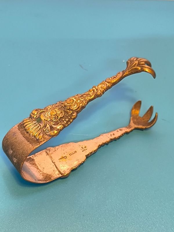 Antigua Pinza De Azúcar O Hielo En Epns - Piezas de Arte y Coleccionismo - imagen 1