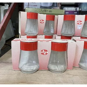 Set de 6 Aceiteras y Saleros con Tapa Roja Marca Cerve - imagen 2