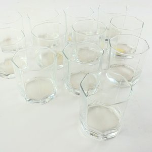 Juego de 12 Vasos Hialinos Facetados para Whisky - imagen 3