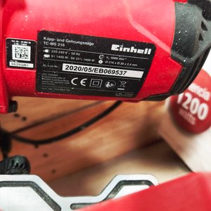 Sierra Ingletadora Eléctrica Einhell con Disco y Base Graduada - imagen 3