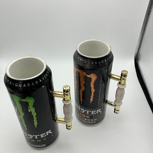 Lote de dos jarras artesanales estilo chopp - imagen 1